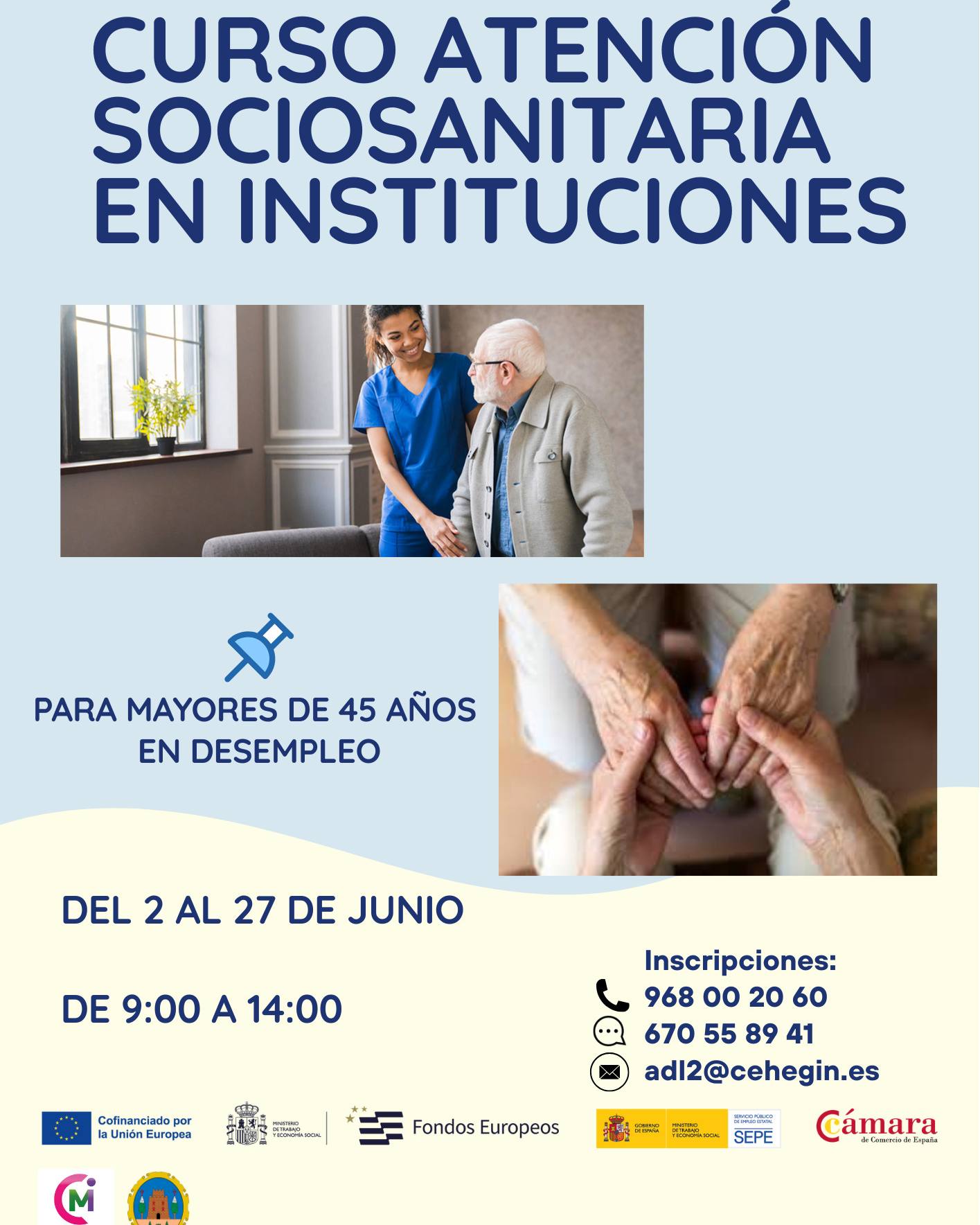 Curso atencion sociosanitaria en instituciones