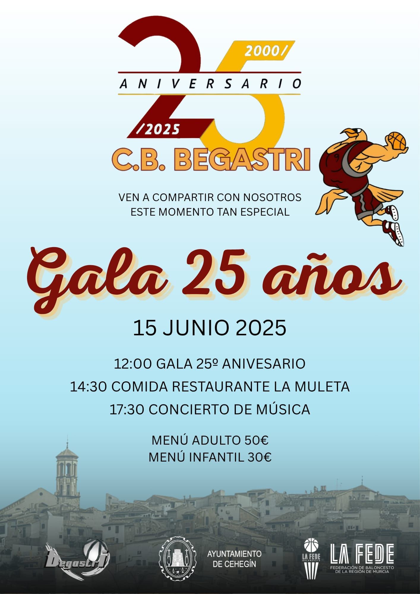 25 Aniversario C.B. Begastri 2000/2025
