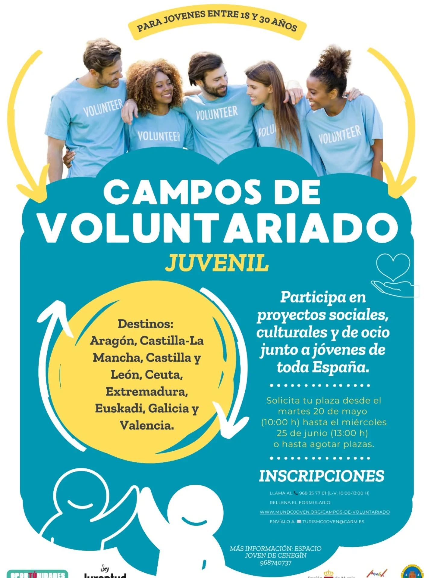 Campos de voluntariado juvenil