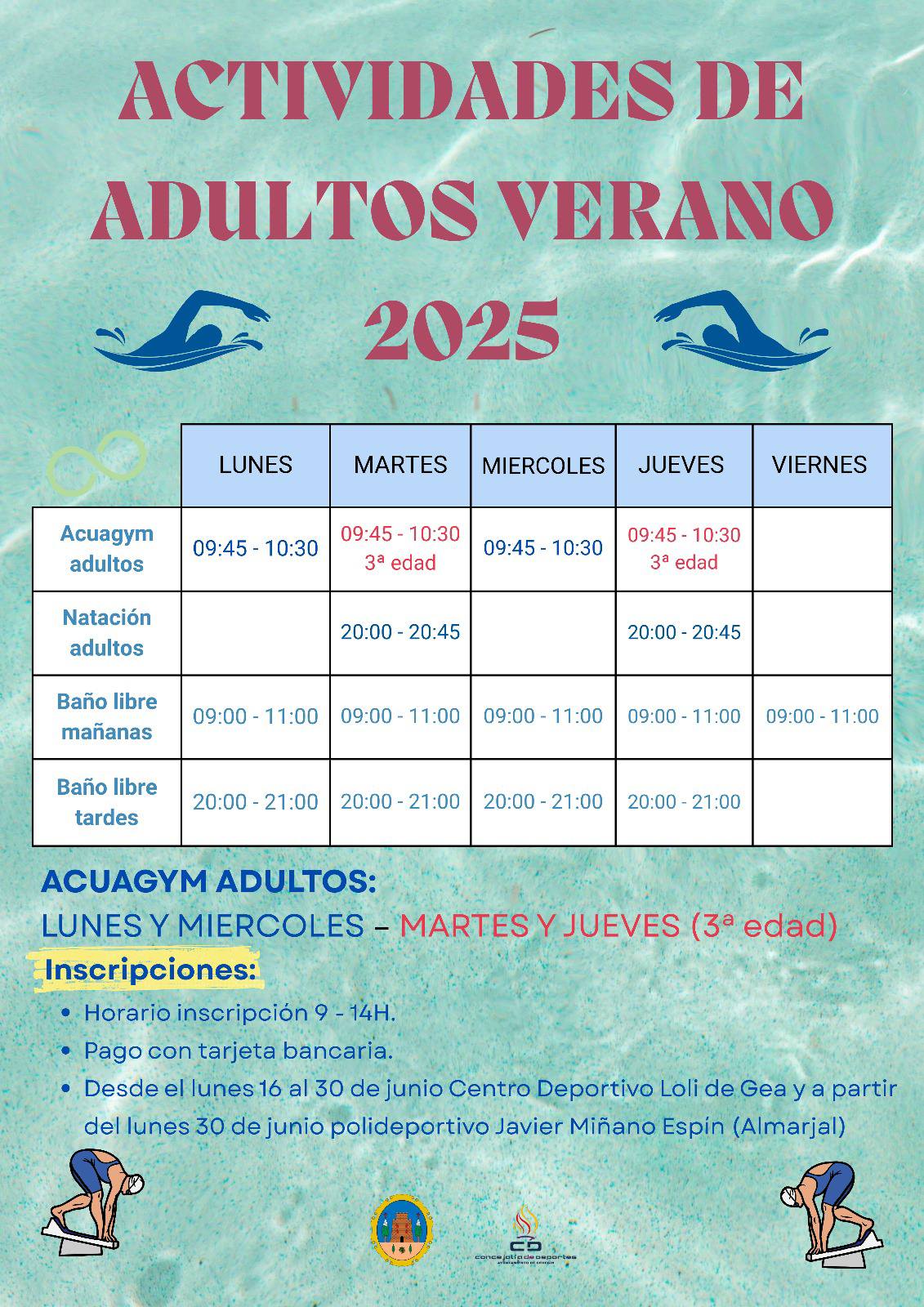 ACTIVIDADES DE ADULTOS VERANI 2025
