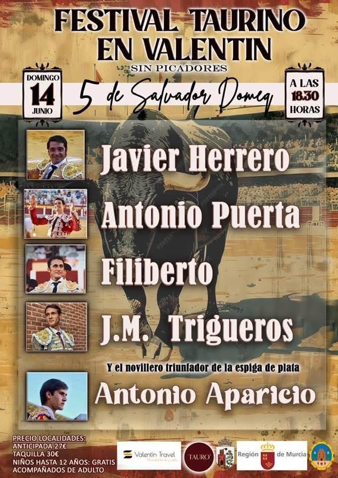 VALENTÍN ACOGERÁ UN FESTIVAL TAURINO EL PRÓXIMO 14 DE JUNIO
