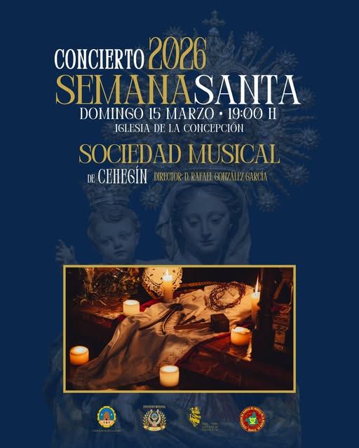 Cartel de nuestro tradicional Concierto de Semana Santa
