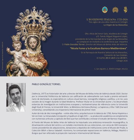Cehegín inaugura mañana martes el ciclo de conferencias “L’Eccezione Italian