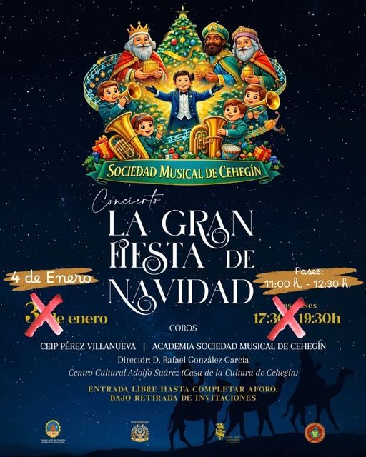 Concierto de navidad para recibir a los Reyes Magos