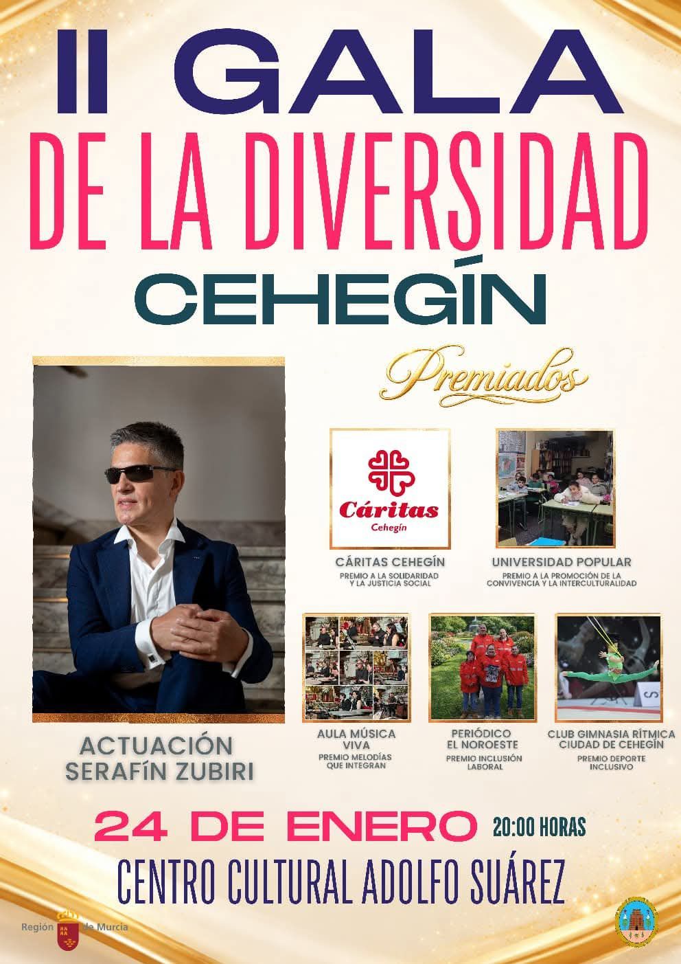 Esta tarde, Cehegín celebra la II Gala de la Diversidad