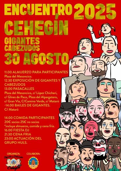 FIESTAS PATRONALES DE CEHEGÍN 2025