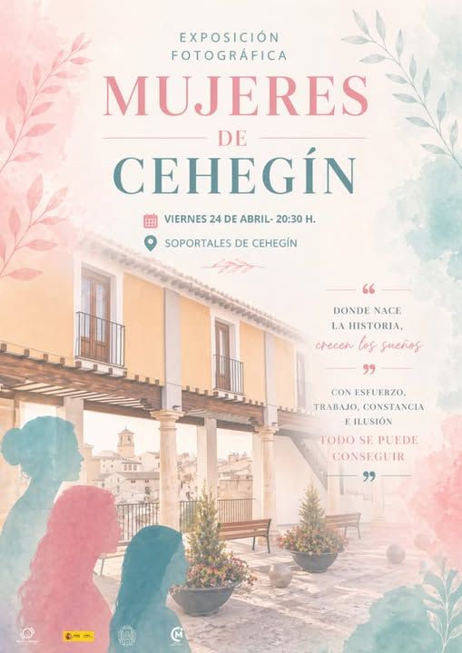 Cehegín acoge este viernes la exposición fotográfica “Mujeres de Cehegín” en los soportales de la Plaza del Castillo
