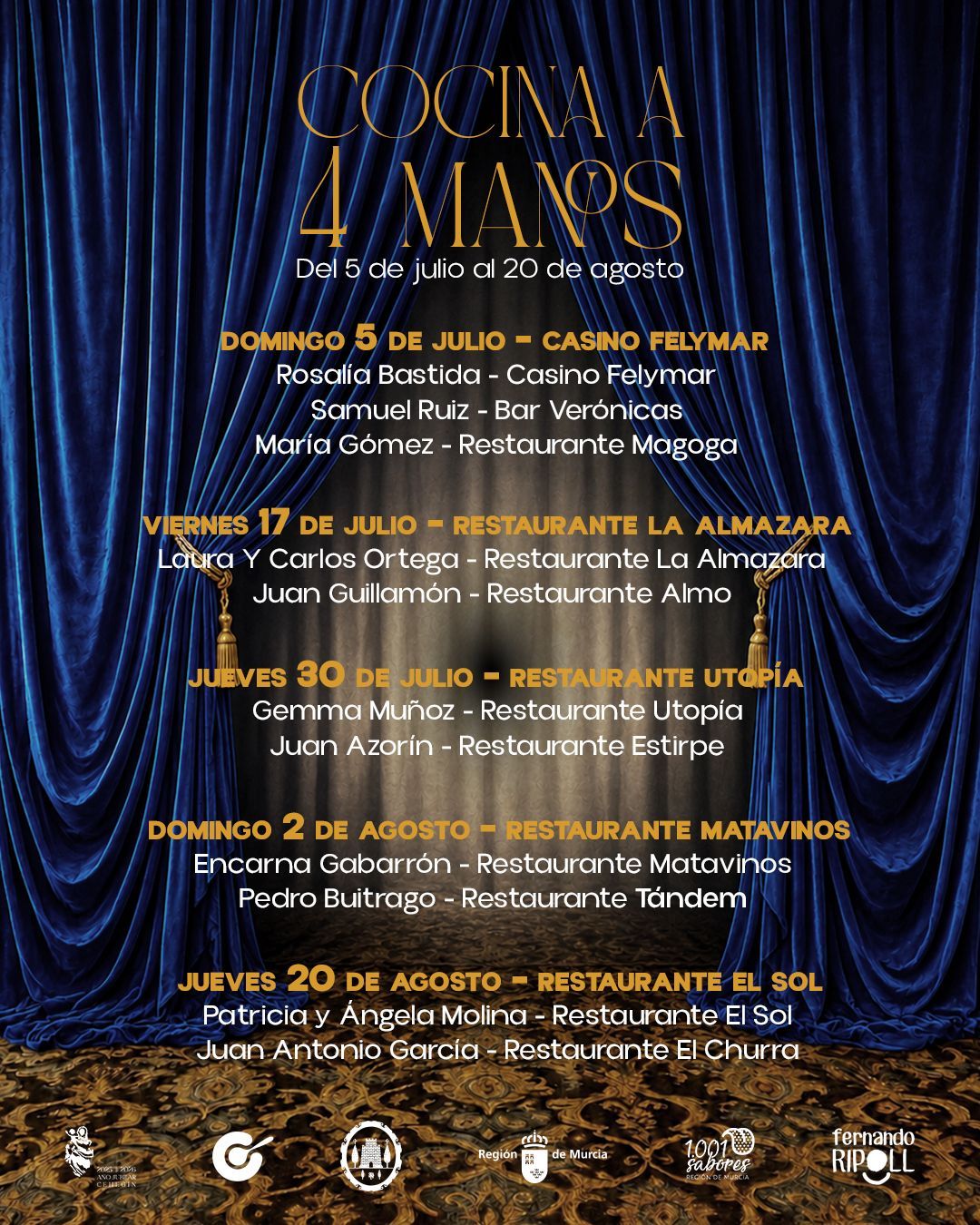 Presentación de las jornadas gastronómicas “Cocina a Cuatro Manos”