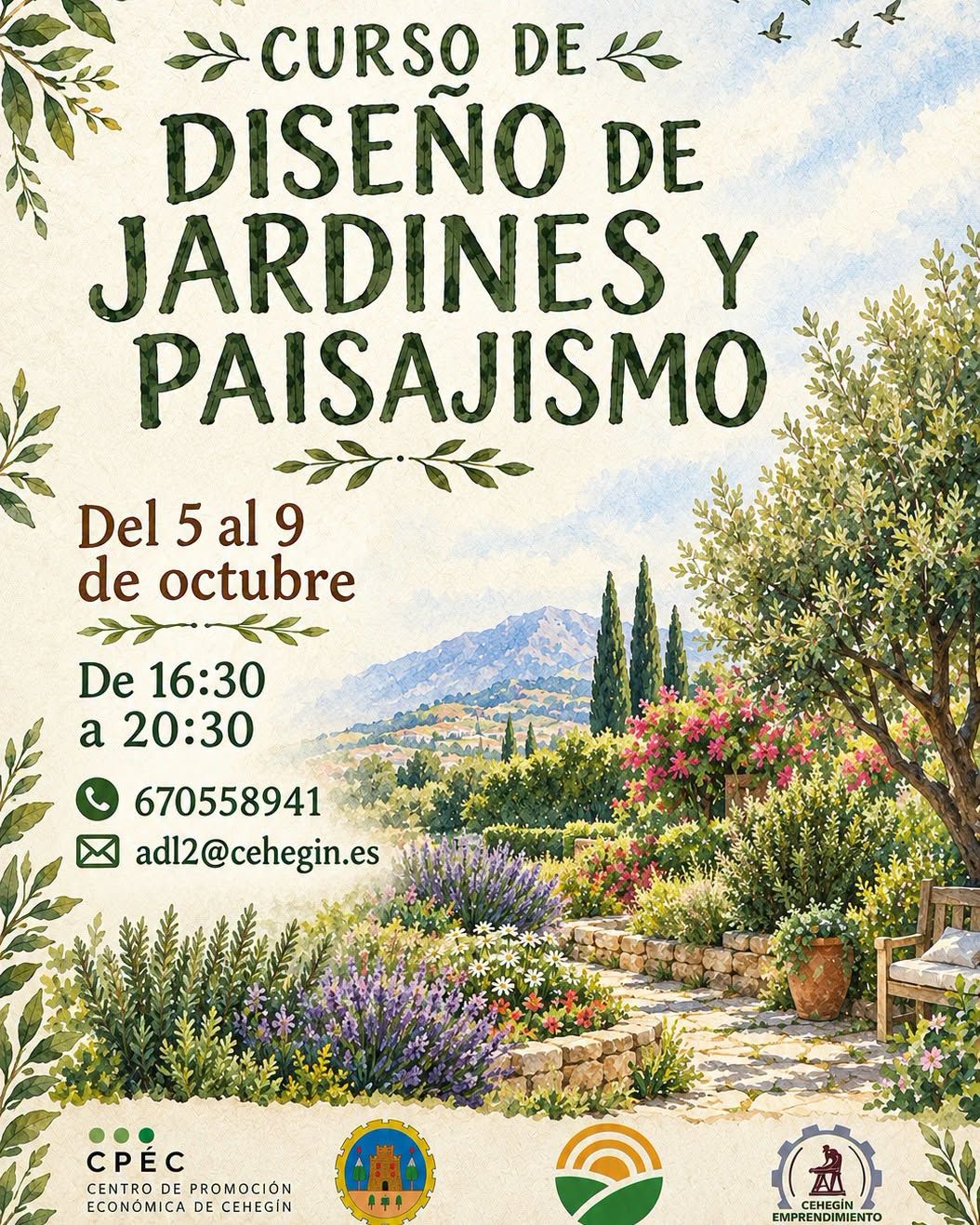 Curso de Diseño de Jardines y Paisajismo